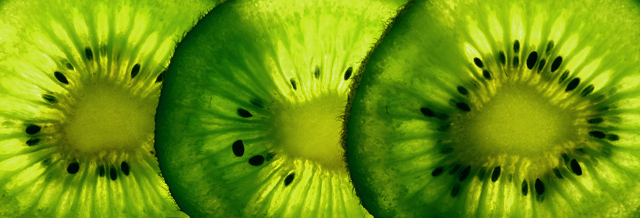 Backlit Kiwi