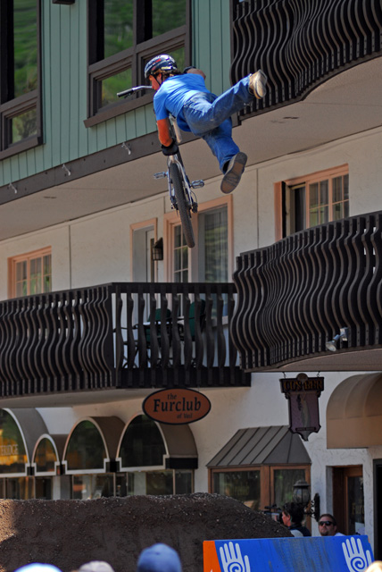 Superman Seatgrab over Vail