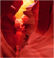 Framed in sandstone