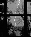 Lightning reveals ghosts (look closely)