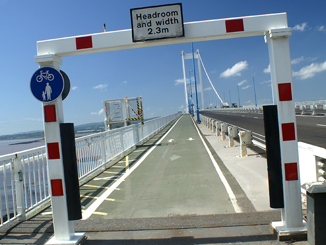 The wonky bridge entrance