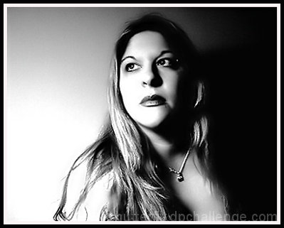 b&w self portrait