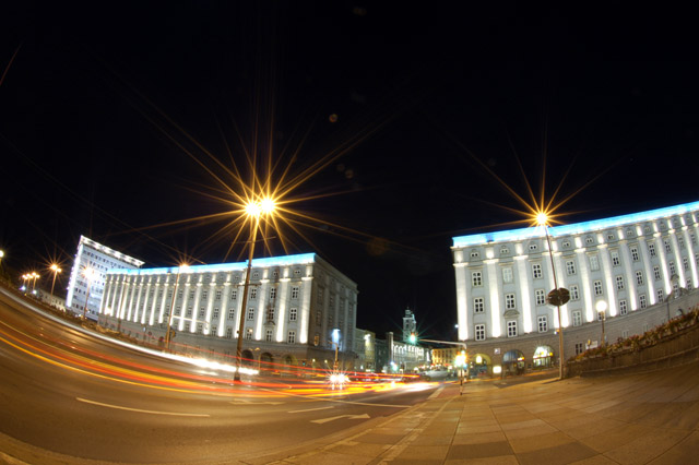 linz, nightshot. university of arts.