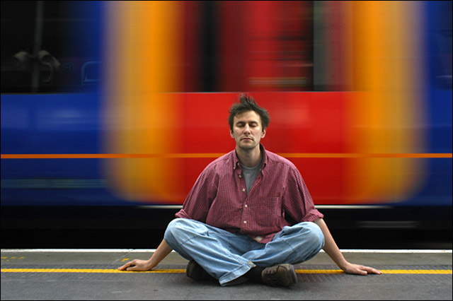 Meditating on platform 17