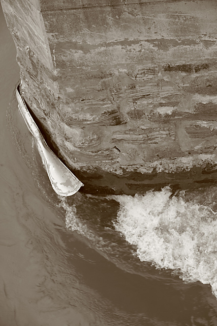 canoe after a flood