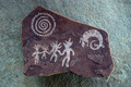 Stationary stationery - ancient Native American petroglyph