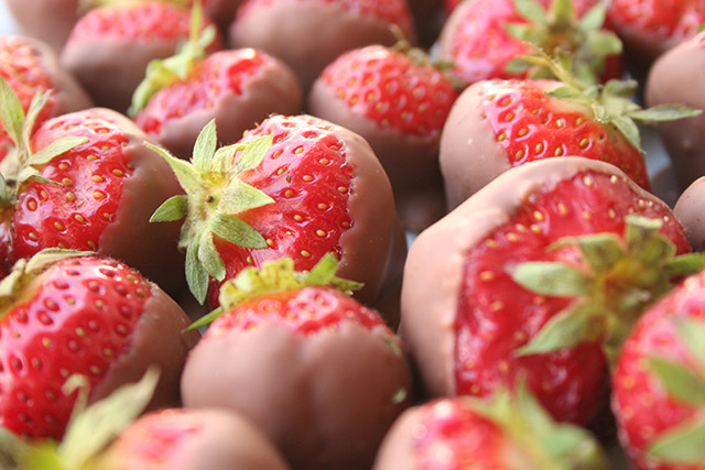 Strawberry's and chocolade