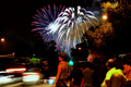 Fireworks at the Rose Bowl