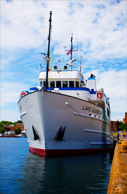 Environmental Protection Agency ship - Protecting our waters from the progression of pollution.