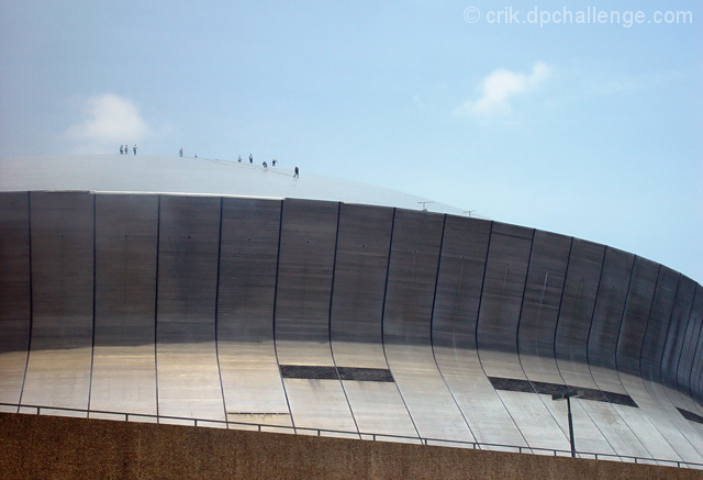 Repairing the Superdome in New Orleans