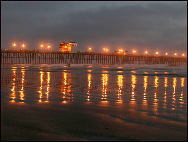 Night at the beach