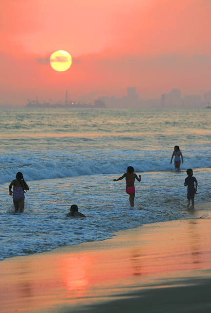 Sunset on the Sand