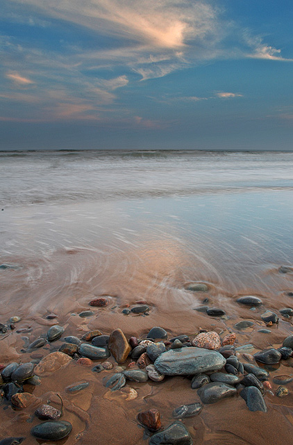 Dramatic beach