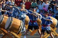 Lines of drum sticks