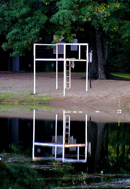 Line of a Life Guard Station