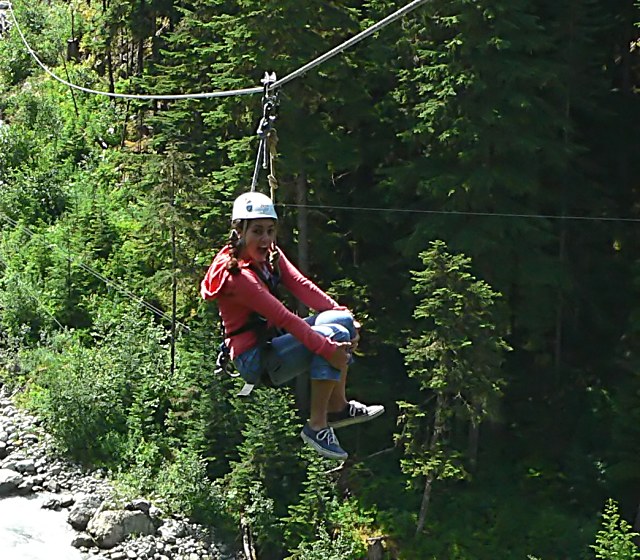 Zip Line!  Whistler, British Columbia.