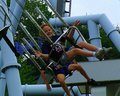 Swinging on her own