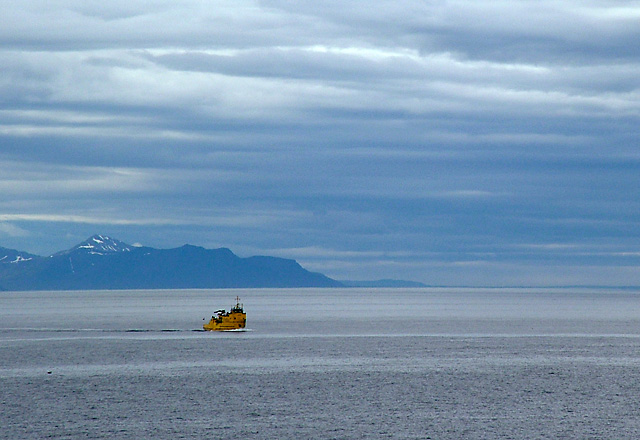 The ferry is coming