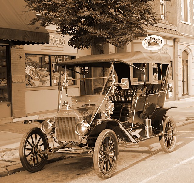 Ford's transportation in its infancy