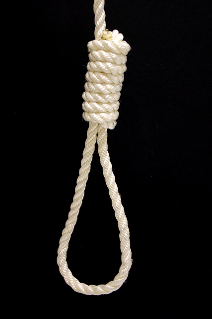 Antique knot on modern nylon rope