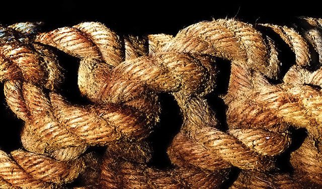 OLD BOAT ROPE