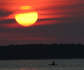 Kayaking Into The Sunset