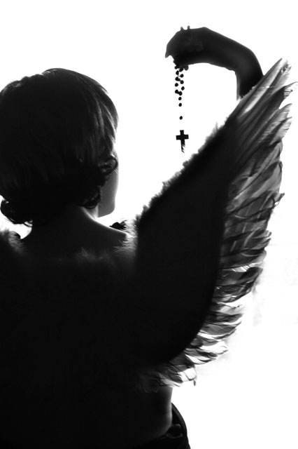 Silhouette Of An Angel.