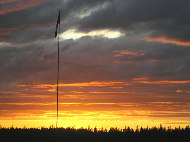 The Flag Stands Alone