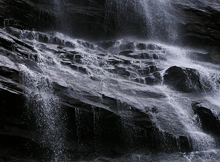 Hickory Nut Falls Detail