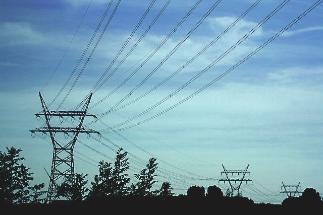 leading lines of electricity