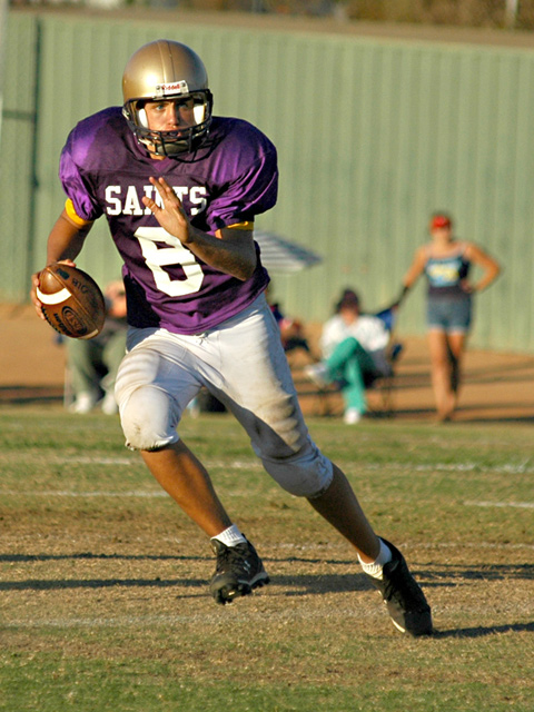 Saints Football - Purple & Gold