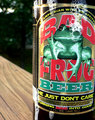 Bad Frog Beer--- He just don't care!