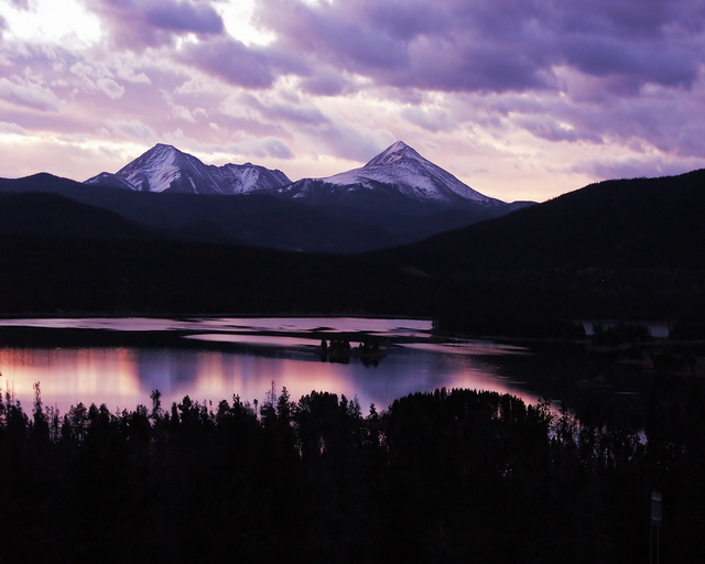 Sunrise In The Rockies