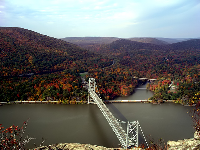 a bear mountain autumn