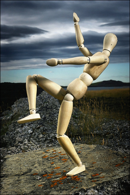 Woddy is a dancer....