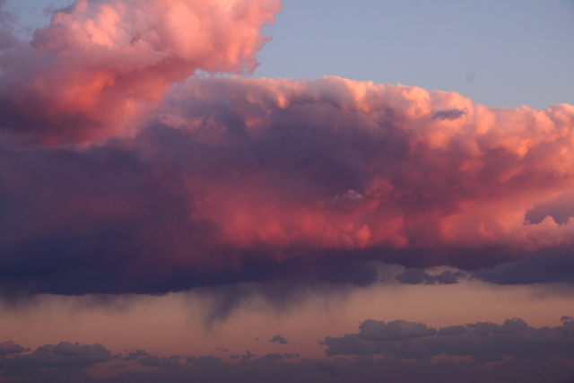 Sunrise Reflecting Clouds