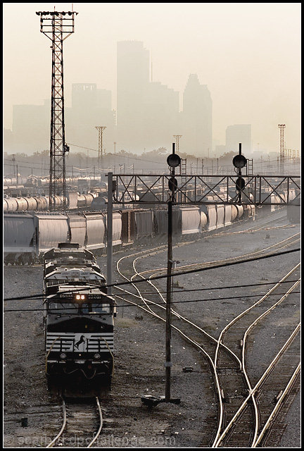 Train Yard East of the City