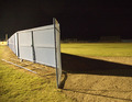 Stadium Fence, Night.