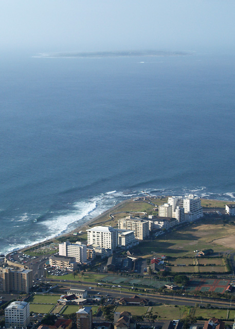 Looking out to Robben Island