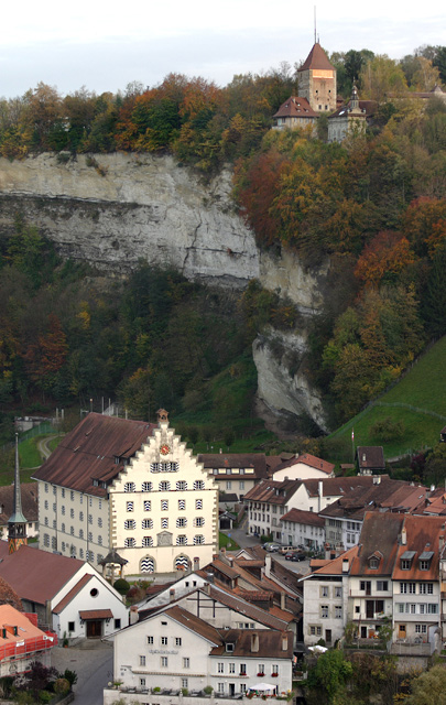 Castle overlooking the old town