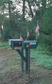 Signs of the times by the roadside.
