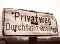 Private road only.....