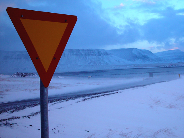 road sign