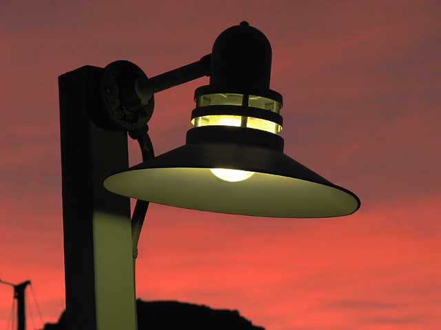 Wharf Light at Sunset