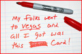 Vegas Post Card