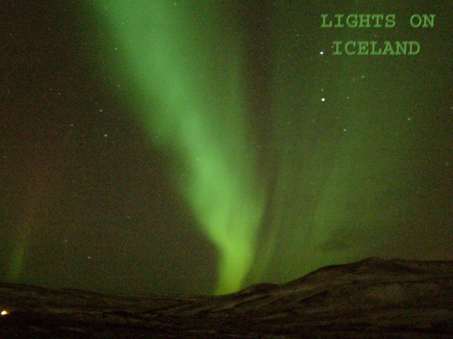 Lights on  -  Iceland