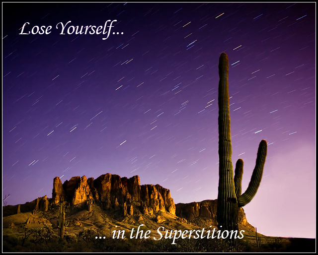 The Superstition Mountains, Arizona