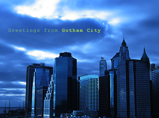 Greetings from Gotham City