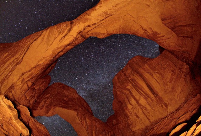 Ancient Rock Window to the Milky Way