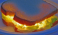 Light sandwich on white bread ("Light on white")
